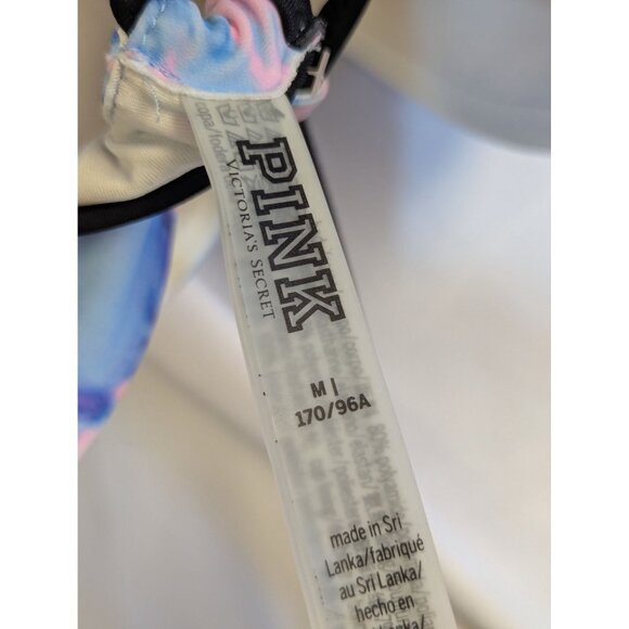 Victorias Secret Pink Tie-Dye Strappy Padded Bikini Top M - Picture 3 of 3